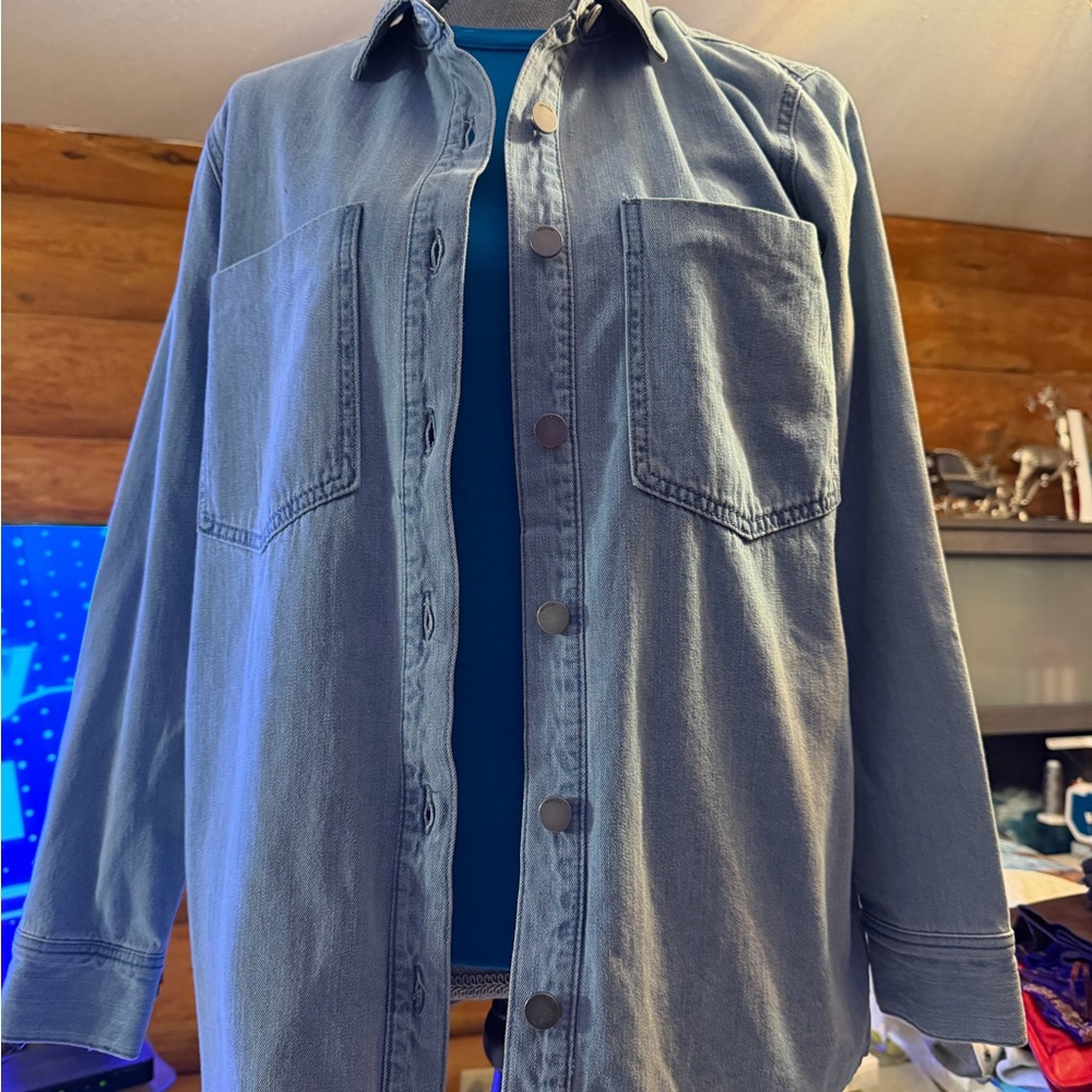 Volcom Blue Denim Shirt
